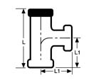 Glass Condensate Traps - Equal 90 Degree Tee Pieces with Screw Cap