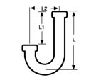 Glass Condensate Traps - "J" Bends