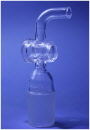 Adapters - Stopcock, Cone / Rubber Tubing, Bent Connection - SGL Scientific Glass Laboratories
