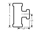 Glass Condensate Traps - Equal 90 Degree Tee Pieces
