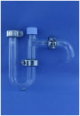 Glass Condensate Traps - "S Trap" - Vertical Inlet / Horizontal Outlet
