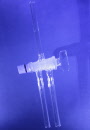 Double Oblique Stopcocks, Borosilicate Glass, Glass Key - SGL Scientific Glass Laboratories 
