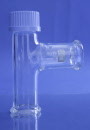 Glass Condensate Traps - Equal 90 Degree Tee Pieces with Screw Cap
