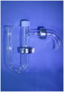 Glass Condensate Traps - S Trap - Vertical Inlet / Horizontal Outlet