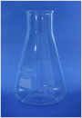 Wide Neck Conical Flasks, Erlenmeyer, Borosilicate Glass - SGL Scientific Glass Laboratories