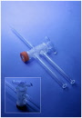 High Vacuum, Double Oblique, Borosilicate Glass, Glass Key - SGL Scientific Glass Laboratories 