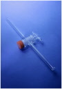 High Vacuum, Straight Through, Borosilicate Glass, Glass Key - with key retaining device - SGL Scientific Glass Laboratories 
