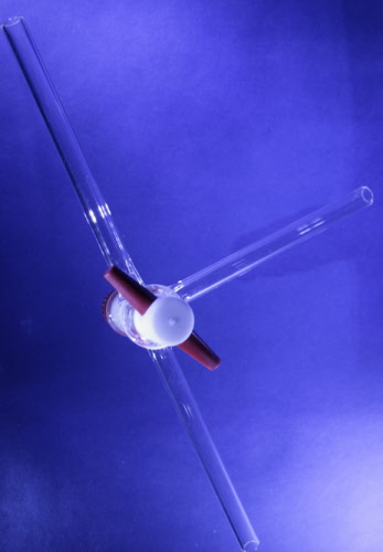 T Bore Stopcocks, Borosilicate Glass, PTFE Key - SGL Scientific Glass Laboratories 
