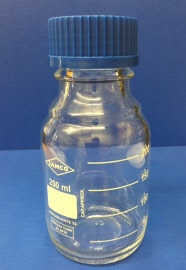 Bottle Clear Glass with Screw Cap - SGL Scientific Glass Laboratories