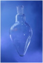 Flasks, Pear Shape, Single Neck - SGL Scientific Glass Laboratories