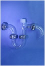 Glass Condensate Traps - "S Trap" - Horizontal Inlet / Outlet